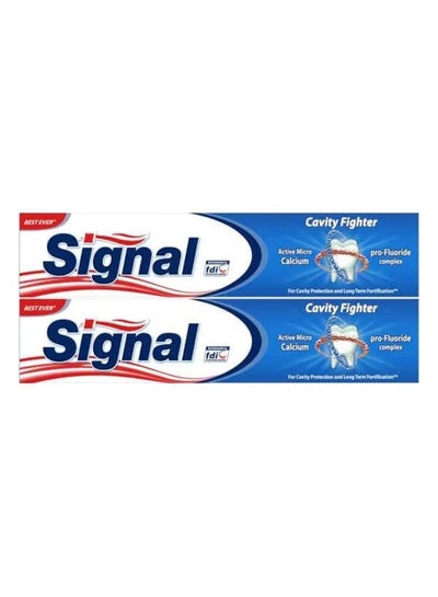 Signal Cavity Fighter Tooth Paste, 2 × 120 ml price in Saudi Arabia ...