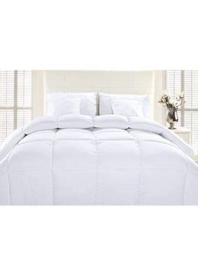 اشتري Mercury Collection Comforter 2 Pcs set Soft Lightweight White 150 X 220 في الامارات