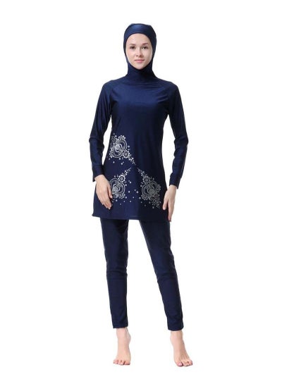 Buy Conservative And Fashionable Burkinis Dark Blue in UAE