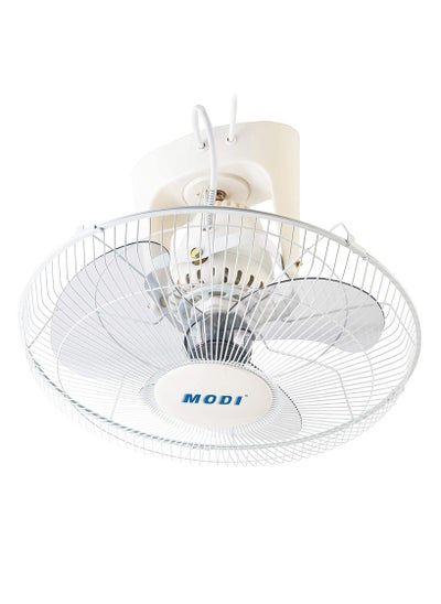 Buy Orbit Fan,16-inch Ceiling Fan, White Cooling Fan with 3 Speed Choices,360 Degree Oscillating Fan for Home and Office. in UAE