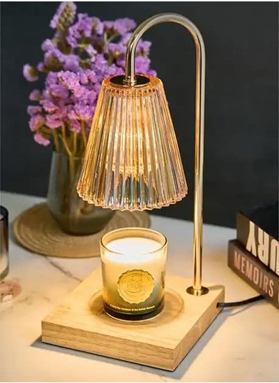 Buy Candle Warmer Lamp with Bulb and light control for Scented Candles, Jar Candles, Night Lamp, Candle Lamps in Saudi Arabia