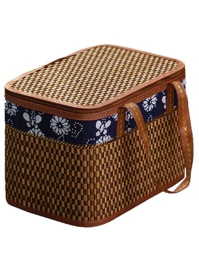 Buy Removable Portable Bamboo Basket Gift Storage Basket Gift Box in UAE