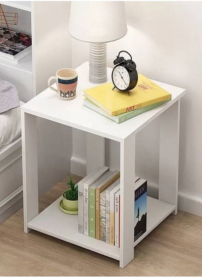 Buy Bedside Table Simple Modern Small Mini Storage Cabinet 30 x 30 x 40 cm in UAE