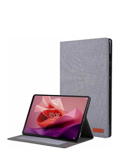 Buy Case Cover Compatible with Lenovo Tab P12 12.7 inch 2023 (TB-370FU/TB-371FC) TPU Bumper Folding Stand Lenovo Tab P12 12.7 Case with Auto Wake/Sleep in UAE