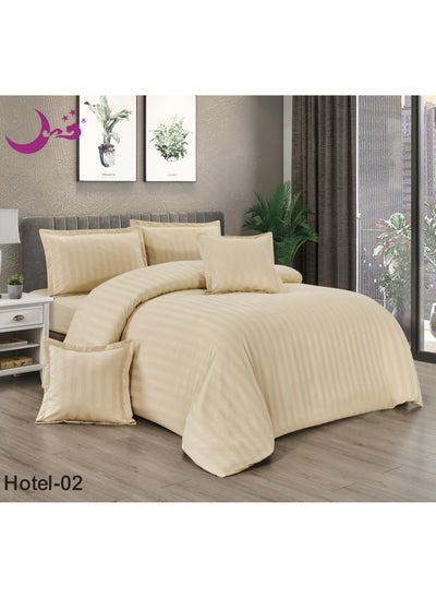 Buy Luxury Hotel Comforter Set For One And A Half Of 4 Pieces in Saudi Arabia