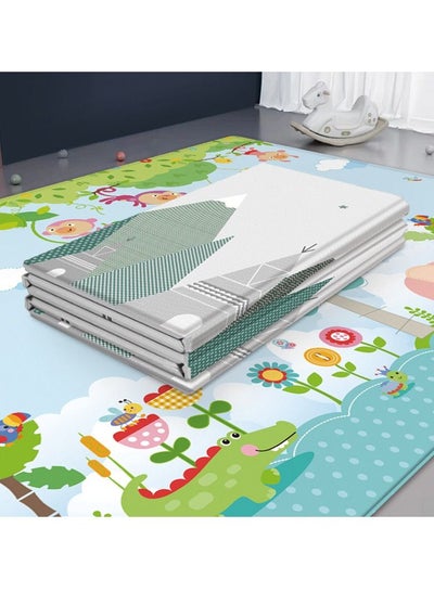 Buy Water Proof Reversible Large Soft Folding Playmat and Extra Thick Kids Crawling Foam Floor for Babies, Kids in Saudi Arabia