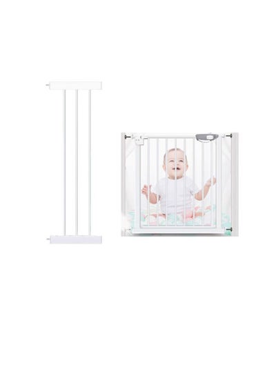 Buy Auto Close Safety Baby Gate, Extra Wide Child Gate,Safety Gate for Doors and Stairs,Safety Door Fence, Stair Gate for Kids Toddlers, Doorway Stairway Guardrail, Kitchen Entrance Barrier for Pet Dog (Gate+20CM Extension) in UAE