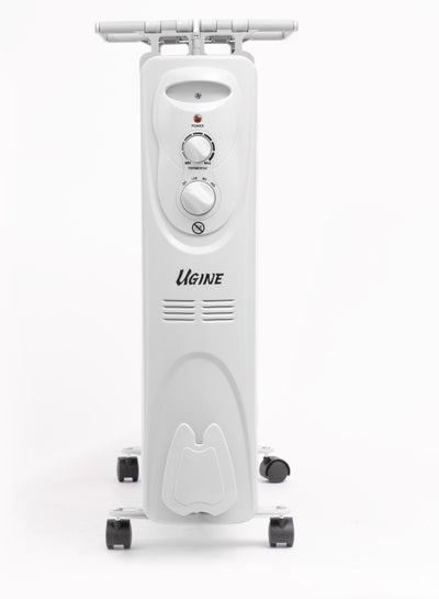 Buy Ugine Oil Heater, 15 Fins, Clothes Dryer, 2500W - UH15FM in Saudi Arabia