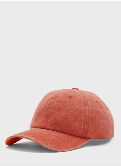 Buy Casual Acid Wash Curve Peak Cap in UAE