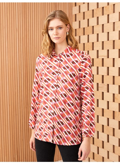 Buy Patterned Long Sleeve Women's Shirt in Egypt