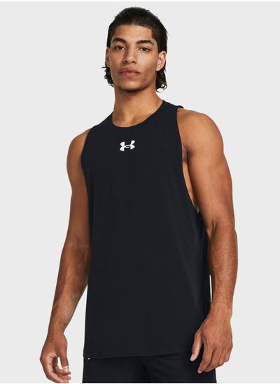 Buy Baseline Basketball Cotton Tank in UAE