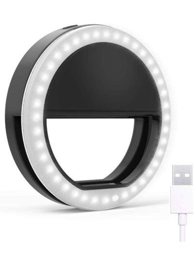 Buy Selfie Ring Light for Mobile  3 Way Led Flash || White Light for All Smartphones in UAE