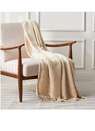 Buy Penny Cotton Throw - 130x170 cm in Saudi Arabia