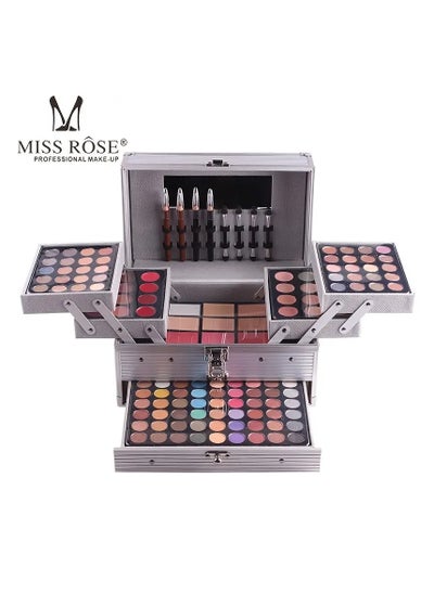 Buy 132 Colors Makeup Set Reusable Aluminum Make Up Case Set With Cosmetics Makeup Brushs Eyeshadow  Eyebrow Powder  Blushes Lipstick in UAE