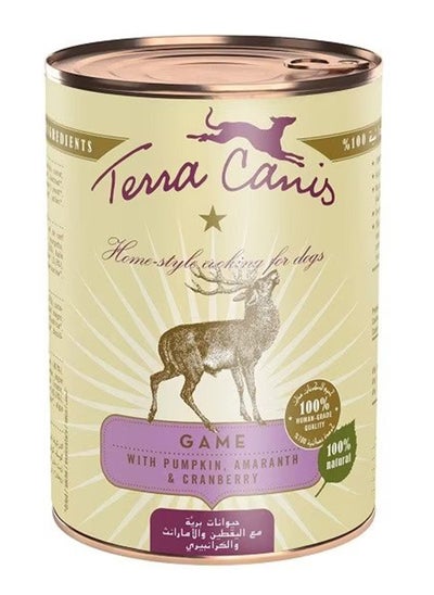 اشتري Terra Canis Classic Game Dog Wet Food 400G في الامارات