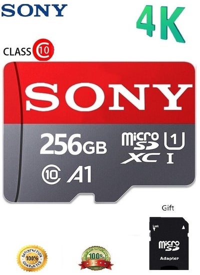 Buy SONY Ultra Fast Speed Micro SD Memory Card Class 10 TF Flash Card 256 GB Up to 98MB/s in Saudi Arabia