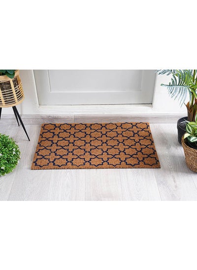 Buy Ellie Door Mat 45x75Cm Natural/Black in UAE