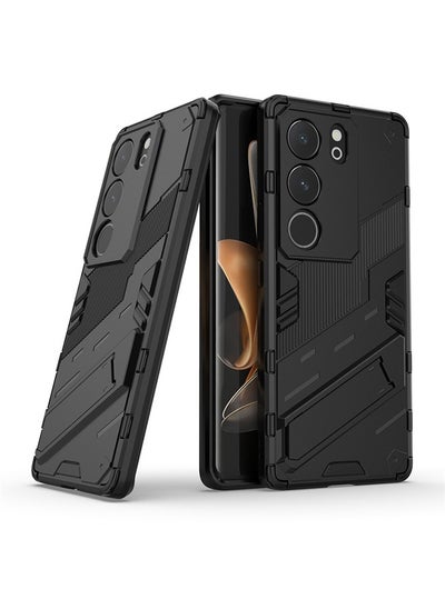 Buy Phone Case Compatible with VIVO V29 5G/V29 Pro/S17/S17 Pro with Kickstand & Shockproof Military Grade Drop Proof Protection Sturdy Bumper Protective Back Cover in Saudi Arabia