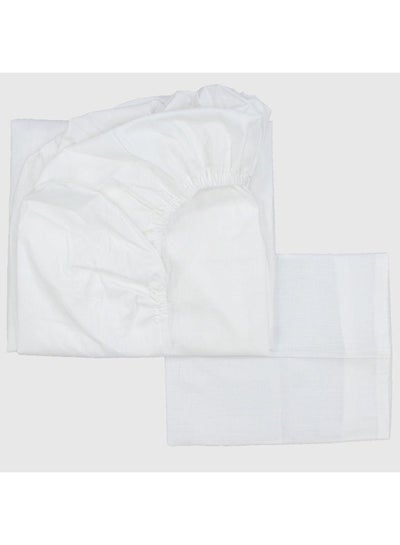 Buy White Bed Sheet Set in Egypt