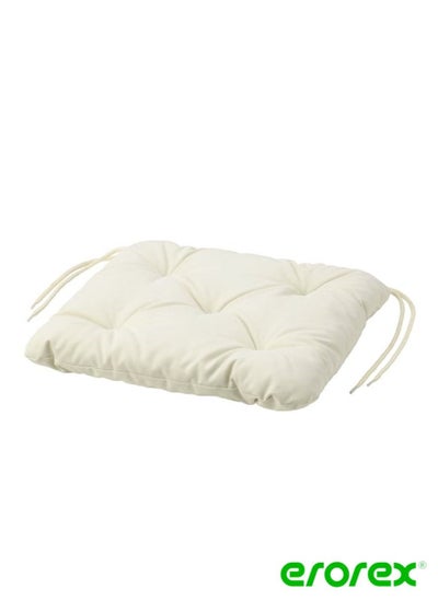 Buy Chair cushion outdoor beige 36x32 cm in Saudi Arabia