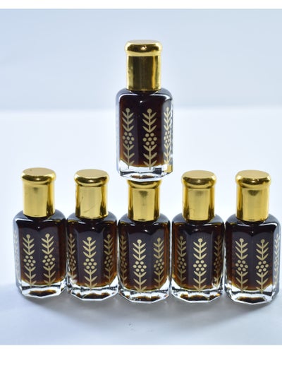 Buy 6 Pieces Cambodian Oud Oil 6ml in Saudi Arabia