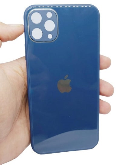 Buy iPhone 11 Pro Max Slim Shockproof Case Camera Lens Protection Cover 6.5 inch Blue in UAE