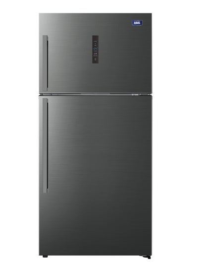 Buy Haas Double Door Refrigerator, 564L, with Inverter, Silver, HRK129SDIN in Saudi Arabia