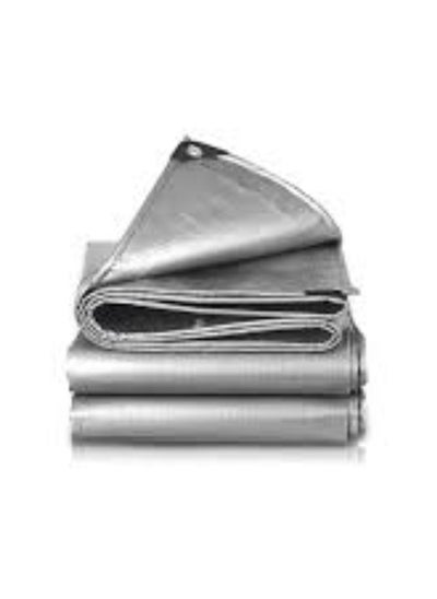 Buy KNP Silver Rain Cover Tarpaulin Sheet is designed for effective protection against the elements, featuring a durable construction and a reflective silver surface. in UAE