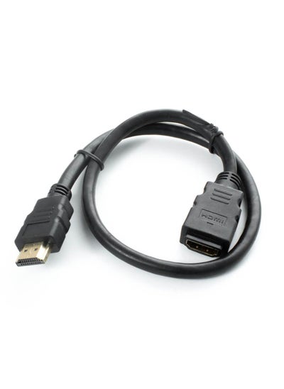 Buy keendex 2571 HDMI  Female Extensions 1080p HD  to HDMI male Adapter 50cm Cable with USB2.0 Power for HDMI PC in Egypt