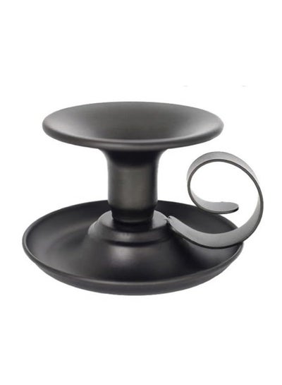 Buy Retro Iron Simple Black Candlestick Holders Candlelight Stand for Party Wedding Table Home Decoration Taper Candle Stick Holder in UAE