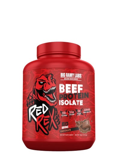 Buy Red Rex Beef Protein Isolate, Chocolate, 4 LB in UAE