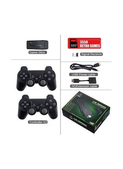 اشتري Y3 Lite HD TV Game Console With 32Gcard 300 Games 2 Controllers With 1 Stick  1 HD Extension Cable في السعودية