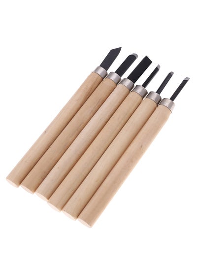 Buy 6-Piece Wood Carving Set in Saudi Arabia