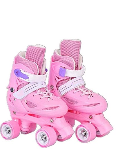 Buy 4 Wheels, Adjustable Skating Shoe Size L (39-42)cm in Saudi Arabia