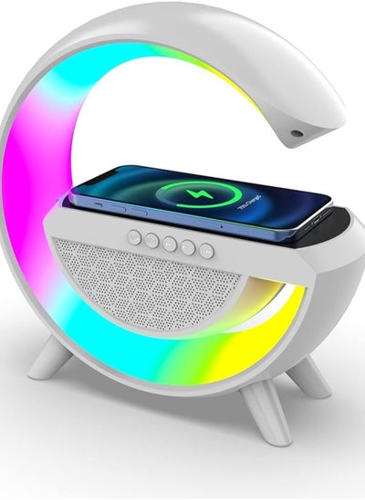 Buy 3 in 1 10W Wireless Charger, Bluetooth Speaker And Night Light In Multiple Colors in Saudi Arabia