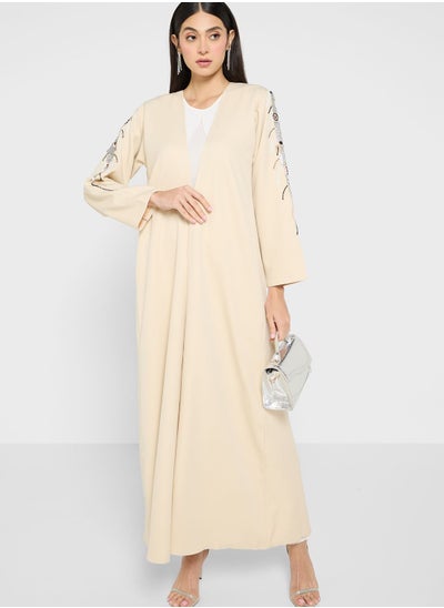 Buy Embellished Detail Abaya in UAE