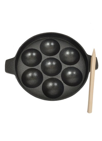 Buy Easycook Paniyaram Pan with 7 Pits | Non-Stick Unniyappam Maker for South Indian Snacks in UAE