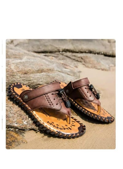 اشتري Men's Cork Slippers  Beach Slippers في السعودية