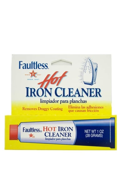 اشتري Faultless Iron Cleaner 1 Oz (28g) - Removes Residue, Easy-to-Use, Safe on Surfaces, Restores Glide, Effective Cleaning في الامارات