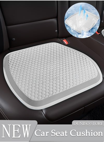 اشتري Car seat Cushion for Gel Seat Cushion, Cooling Seat Cushion with Non-Slip Office Chair Gel Seat Cushion Home Wheelchair Seat Cushion Soft and Breathable Fits Car, SUV, Pickup Truck في الامارات