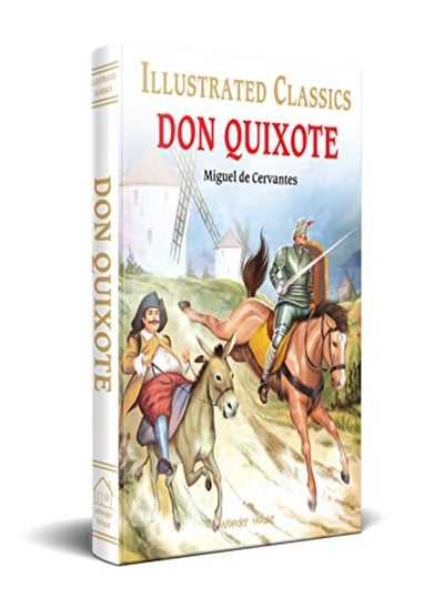 اشتري Don Quixote For Kids Illustrated Abridged Children Classic English Novel With Review Questions by Miguel de Cervantes Hardcover في الامارات