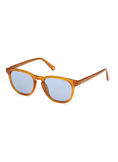 Buy Men's UV Protection Round Shape Sunglasses - GU829344V49 - Lens Size: 49 Mm - Shiny Light Orange in Saudi Arabia