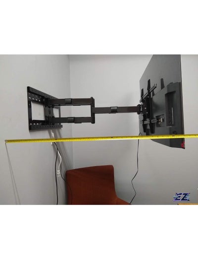 Buy Heavy Duty Articulating Dual Arm 36" Long Extension TV Wall Bracket 16", 18" and 24" Stud Support for Samsung LG Sony 75", 77", 83" 85" in UAE