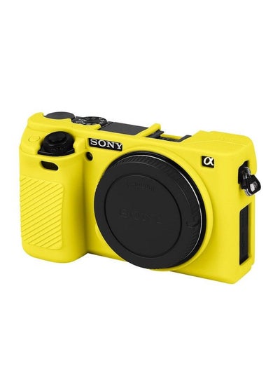 اشتري Case For Sony Alpha A6000 Ilce6000 Digital Camera Antiscratch Soft Silicone Housing Protective Cover Protector Skin (Yellow) في السعودية