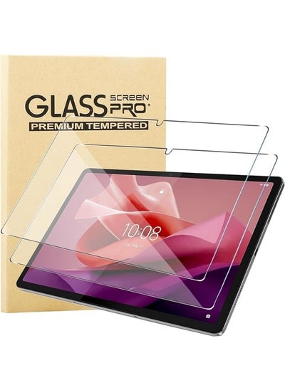 اشتري حامي الشاشة متوافق مع Lenovo Tab P12 بحجم 12.7 بوصة لعام 2023 (TB-370FU/TB-371FC)، [حزمة 2 قطعة] فيلم زجاجي مقسى مضاد للخدش، صلابة عالية، بدون فقاعات، حامي من الزجاج عالي الدقة. في الامارات