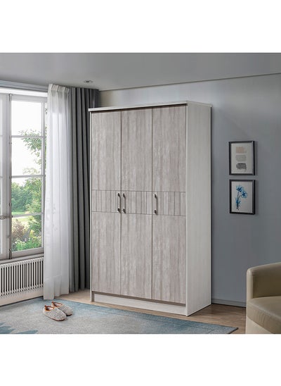 Buy Liverpool 3-Door Wardrobe 55 x 207 x 116 cm in UAE