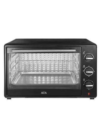 Buy ATA Electric Oven, 2000 Watt, 49 Liters, YX49A-RCL - Black With Grill in Egypt