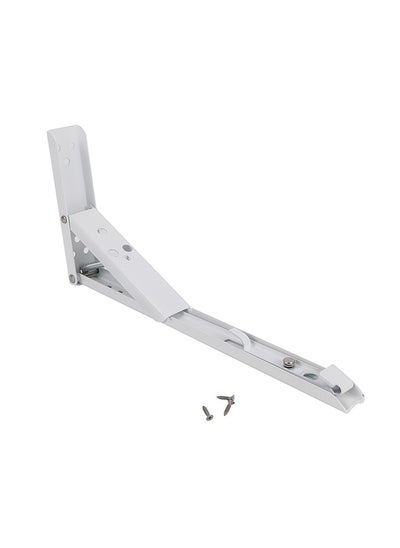 Buy White Bracket - 35x13.5cm - Heavy-Duty Adjustable Shelf Brackets - Industrial-Grade Support for Home & Office Shelving | L Shaped Angle Shelf Support, Wall Metal Corner Brace Joint, Kitchen, Garage, Bathroom Display. in Saudi Arabia