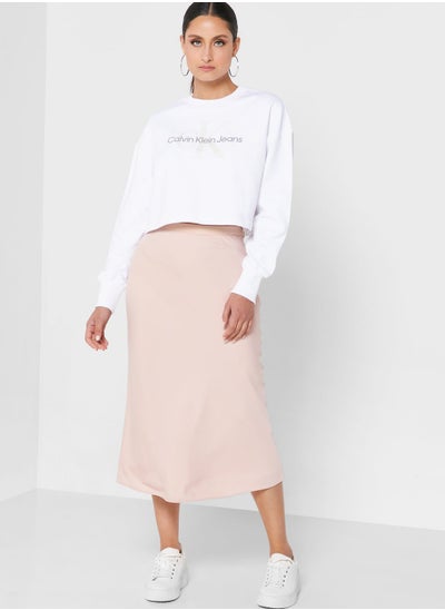 Buy High Waist Midi Skirt in Saudi Arabia