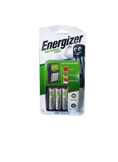 Energizer Maxi Charger with 4 x AA Battery 2724635355691 RECHARGEABLE price in UAE Noon UAE kanbkam